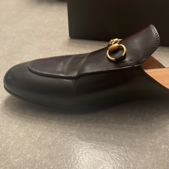 Gucci Princetown Horsebit Black Leather Round Toe Loafers. Used. - Picture 13 of 16